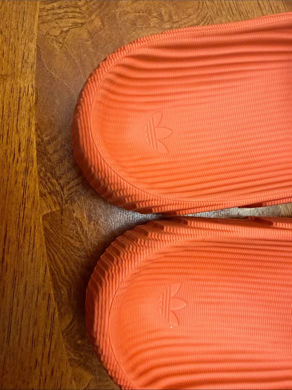 adidas Men's Ribbed Coral Slide Sandals